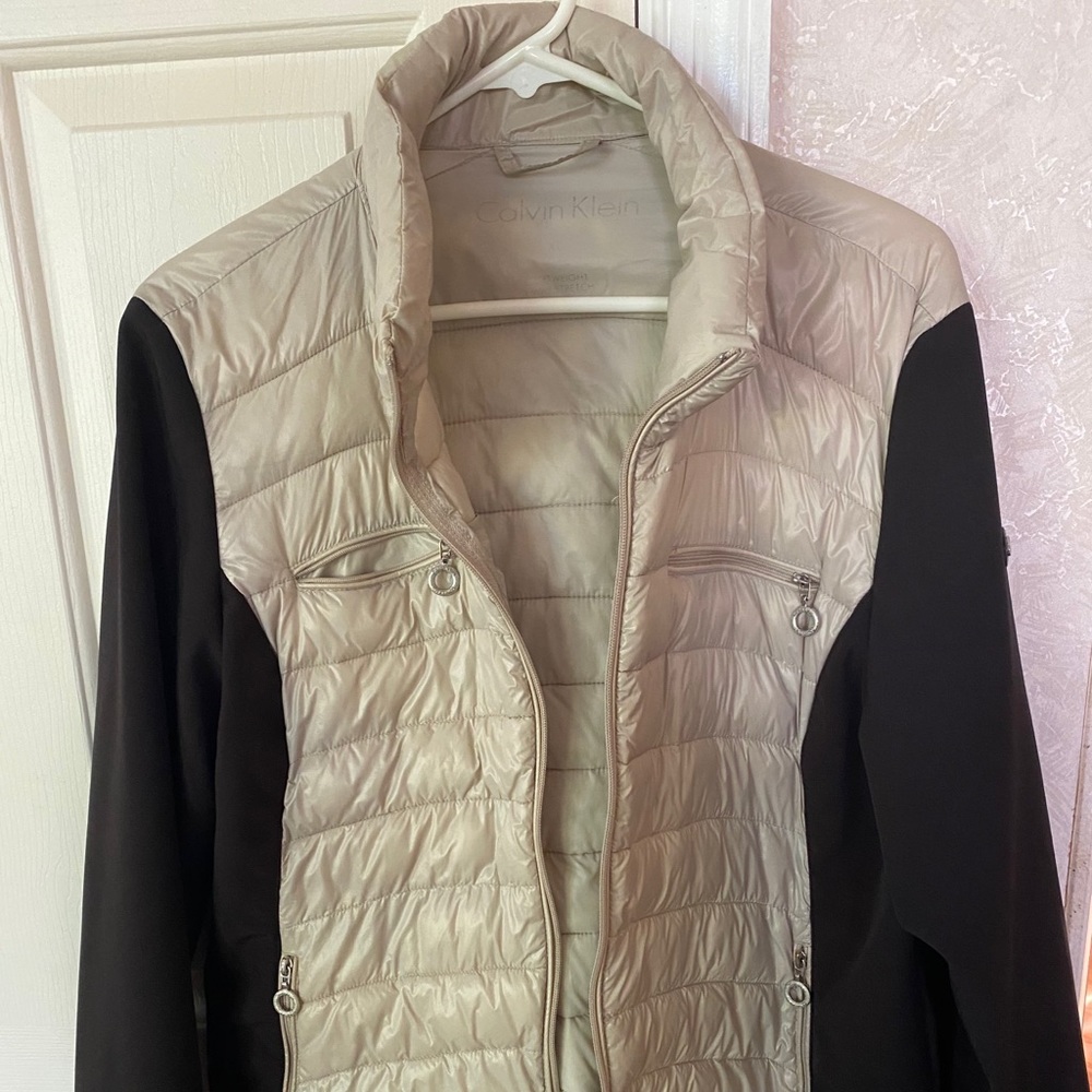 Calvin Klein zip up sweater